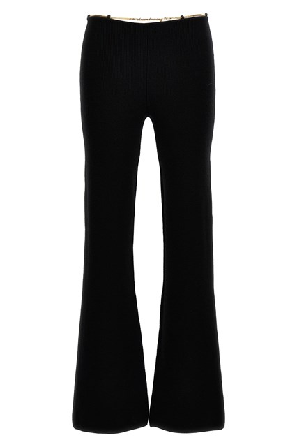 Pantalone 'Gold Nameplate Chain' - Nero (XS)