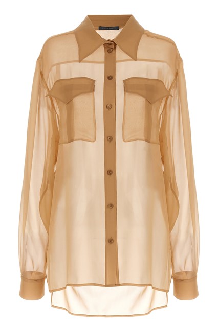 Camicia chiffon - Beige (44 IT)