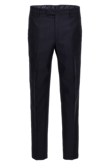 Pantalone jacquard - Blu (54 IT)