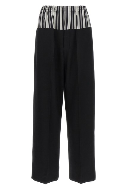 Pantalone baschina trompe l'oeil - Nero (40 IT)
