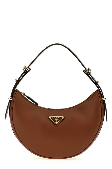 Borsa a spalla 'Prada Arquè' - Marrone
