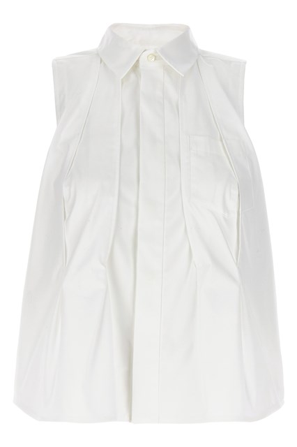 Camicia senza maniche - Bianco (1)