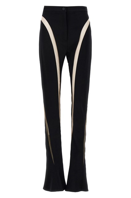 Leggings inserti rete - Nero (36 FR)