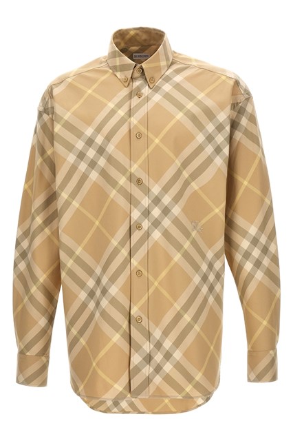 Camicia check - Beige