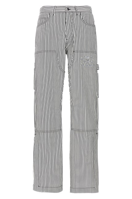Pantalone 'Motors Carpenter' - Bianco/Nero (50 IT)