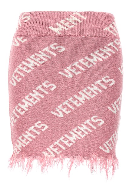 Gonna 'Iconic Lurex Monogram' - Rosa (XS)