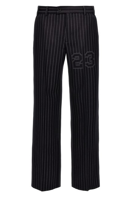 Pantalone '23 pinstripes' - Blu (48 IT)