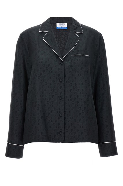 Camicia 'Off Jaquard Pajama' - Nero (38 IT)