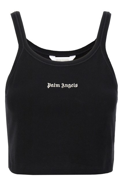 Tank top 'Classic Logo' - Bianco/Nero (XS)