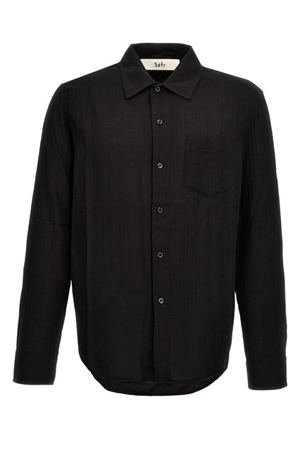 Camicia 'Leo' - Nero (S)