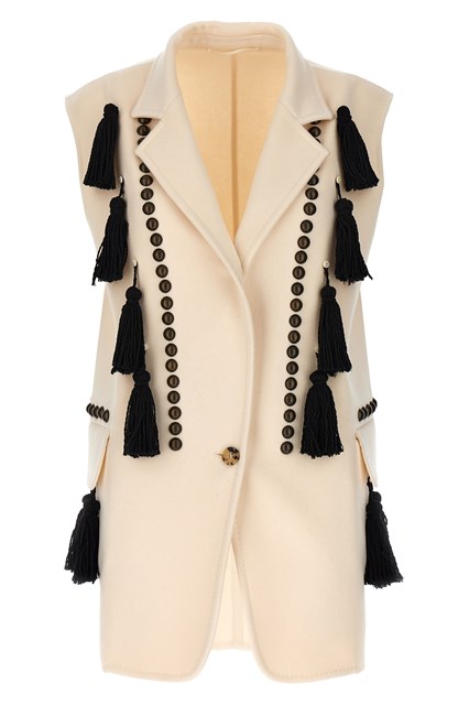 Gilet 'Arco' - Bianco/Nero (42 IT)