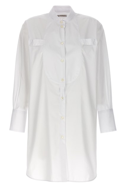 Camicia lunga plastron smoking - Bianco (40 IT)
