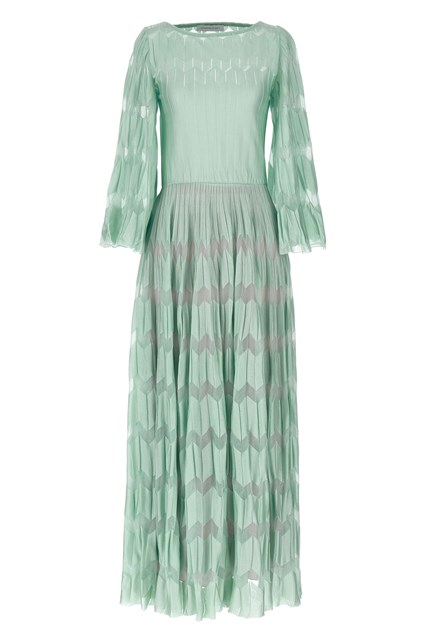 Abito lungo 'Mariko Mori' - Verde (38 IT)