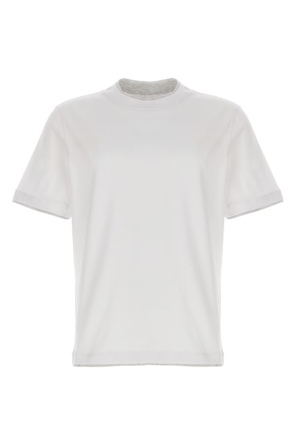 T-shirt double layer - Bianco