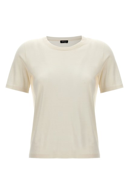 T-shirt cashmere seta - Bianco (42 IT)