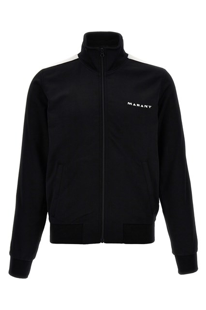 Felpa 'Ronny' - Bianco/Nero (S)