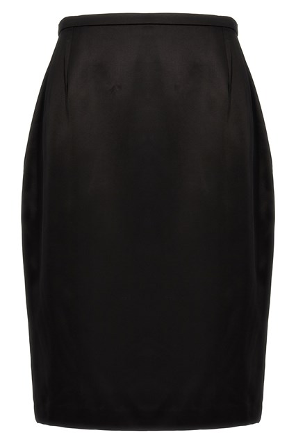 Gonna satin - Nero (36 FR)