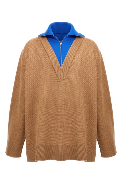 Maglione inserto half zip - Multicolor (46 IT)