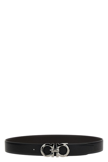 Cintura reversibile 'Gancini' - Multicolor (85 cm)