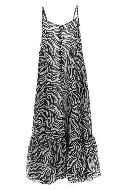 Abito Rotate Birger Christensen x Reina Olga - Bianco/Nero (34 DE)