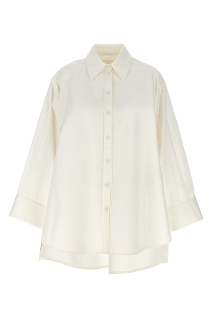 Camicia cut out giromanica - Bianco (32 DE)