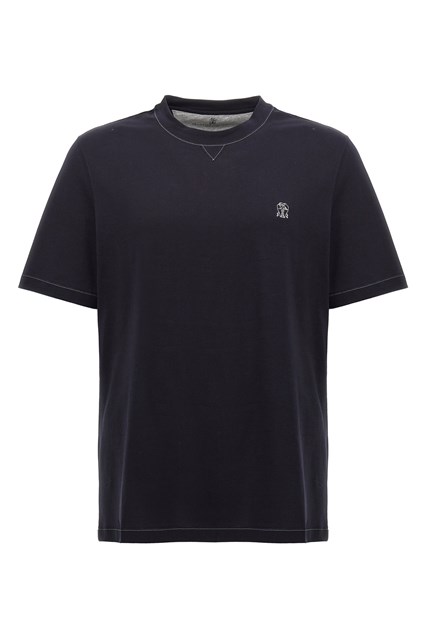 Logo embroidery t-shirt