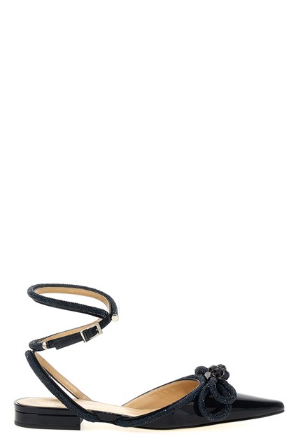 Ballerina 'Double Bow' - Blu (36.5)