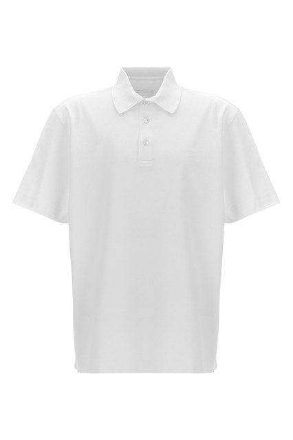 Polo ricamo logo - Bianco (S)