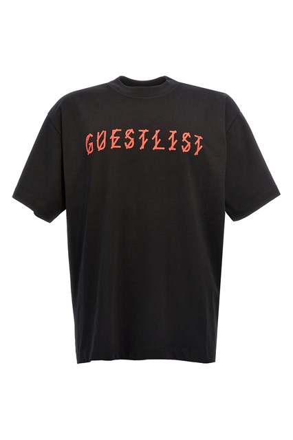 T-shirt 'Guestlist' - Nero