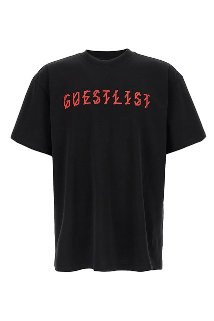T-shirt 'Guestlist' - Nero