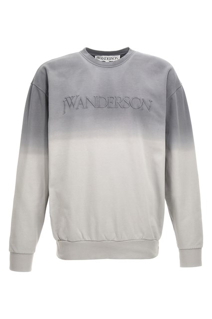 Logo embroidery sweatshirt