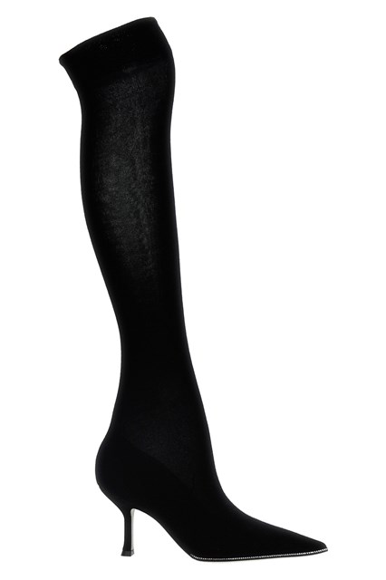 Stivale maglia - Nero (37)