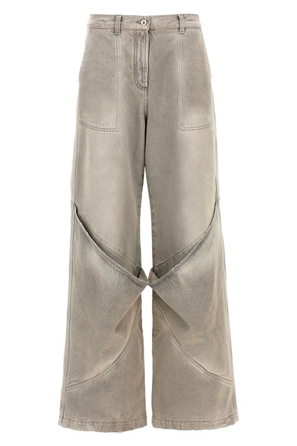 Jeans effetto used - Grigio (25)