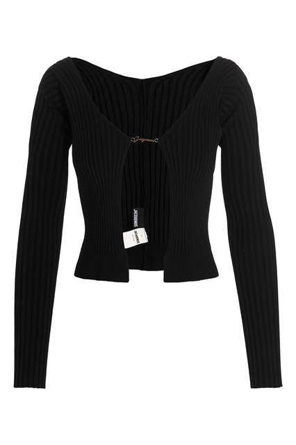 Cardigan 'Le Maille Pralu Longue' - Nero (40 FR)