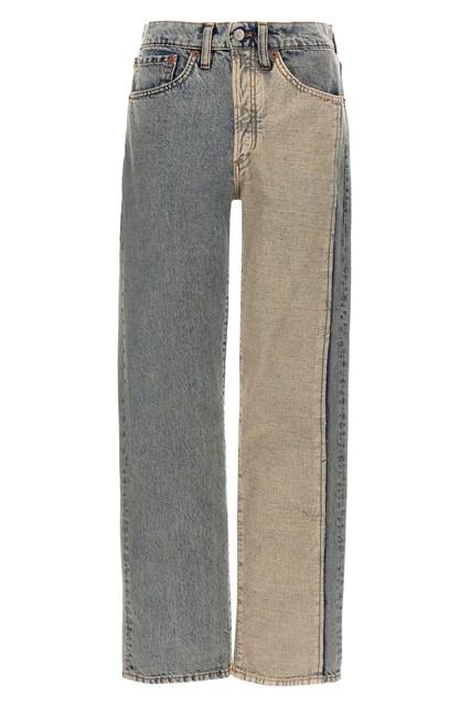 Jeans cucitura a vista - Azzurro (31)