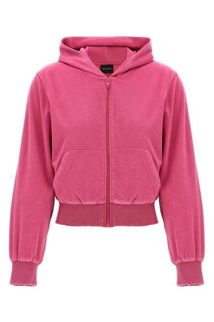 Rhinestone logo hoodie