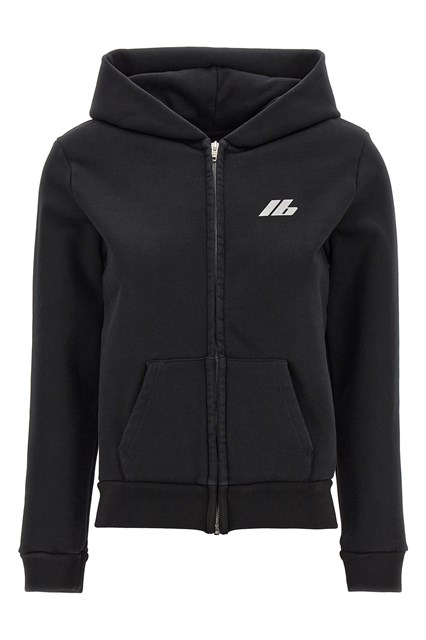 Logo print hoodie