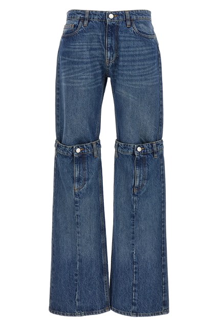Jeans 'Open Knee' - Blu (XS)