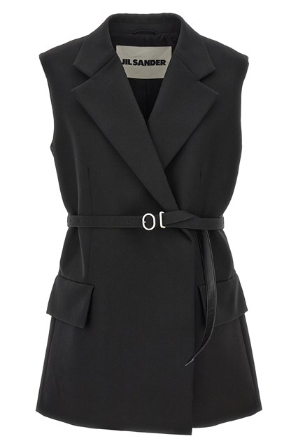 Gilet lana cintura - Nero (36 DE)