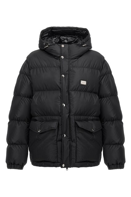 Piumino placca logo - Nero (52 IT)