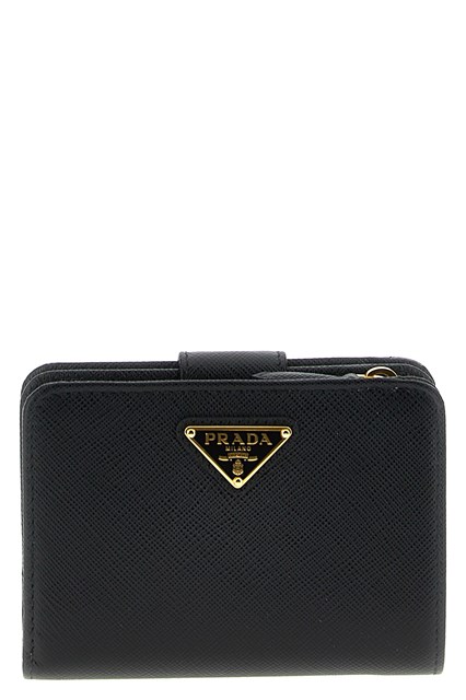 Portafoglio piccolo Saffiano - Nero (U)