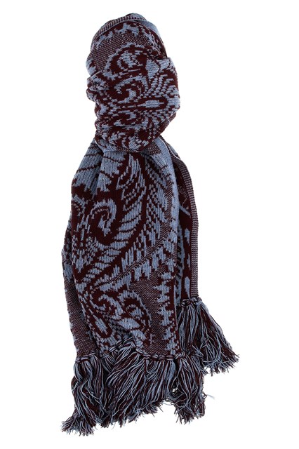 Sciarpa jacquard 'Barocco' - Multicolor