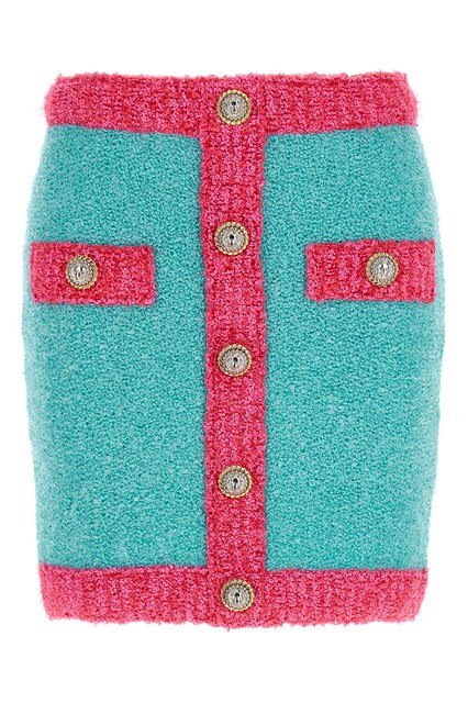 Gonna bicolor bottoni 'Leone' - Multicolor (34 FR)