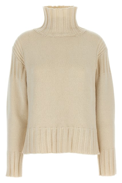 Maglione dettagli coste - Bianco (34 DE)