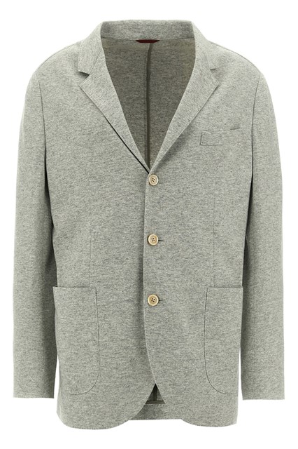 Blazer monopetto cashmere - Grigio (48 IT)