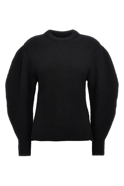 Maglione coste - Nero (36 DE)