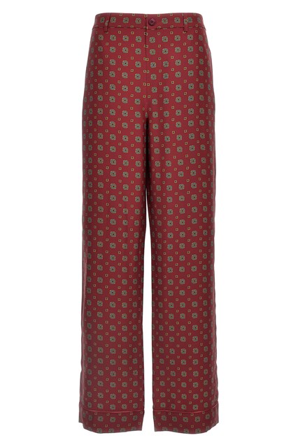 Pantalone fantasia - Bordeaux (40 IT)