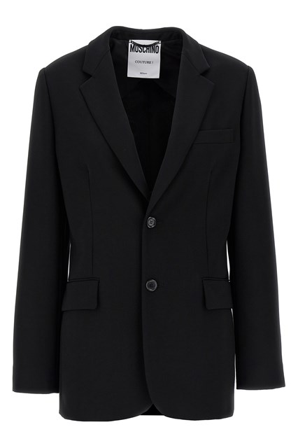 Blazer monopetto martingala - Nero (38 IT)