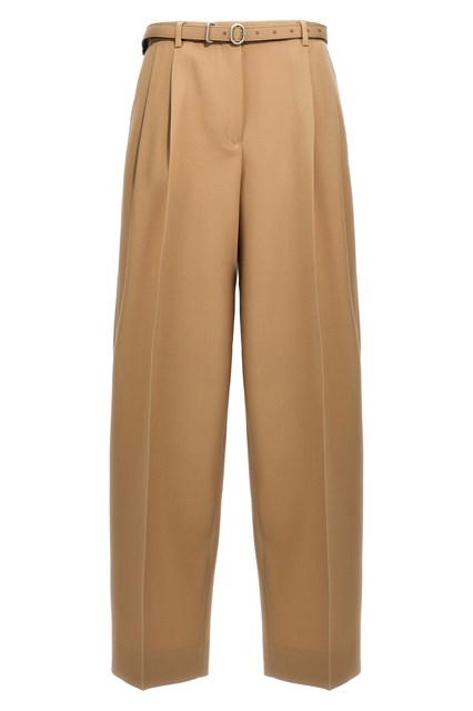 Pantalone gabardine cintura - Beige (34 DE)