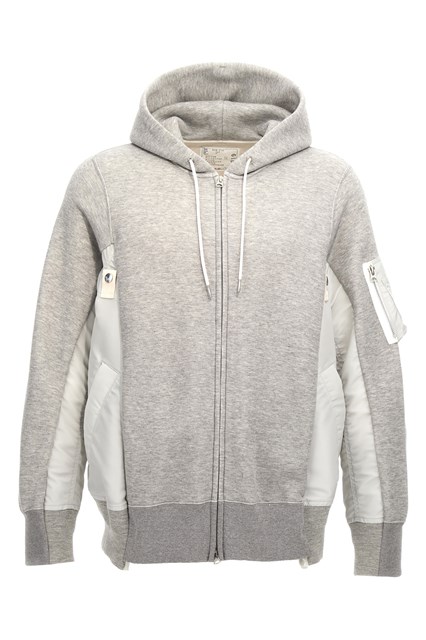 Felpa con cappuccio 'Sponge' - Grigio (3)